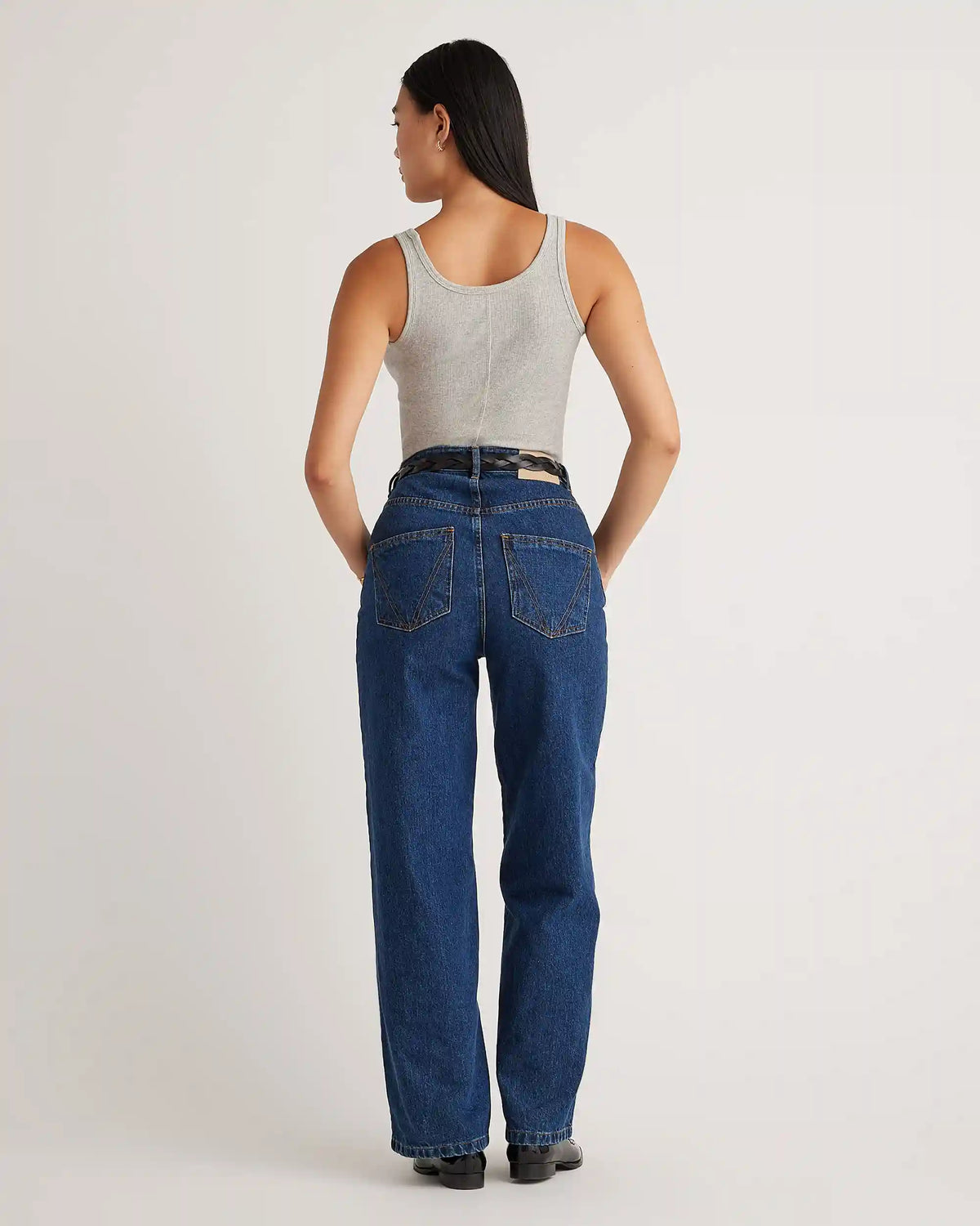 Organic Cotton Micro-Rib Scoop Neck Tank