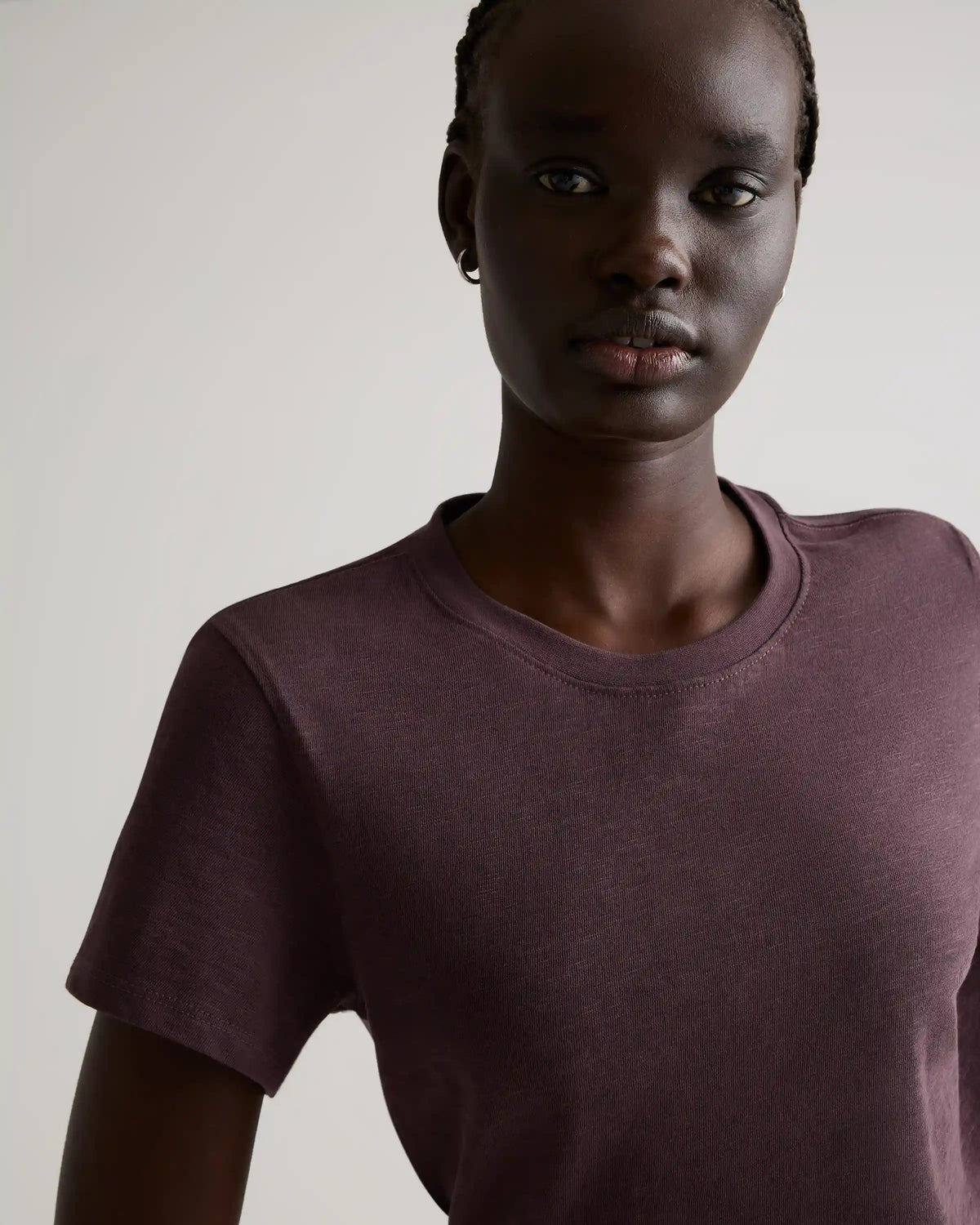 100% Organic Cotton Slub Crewneck Tee