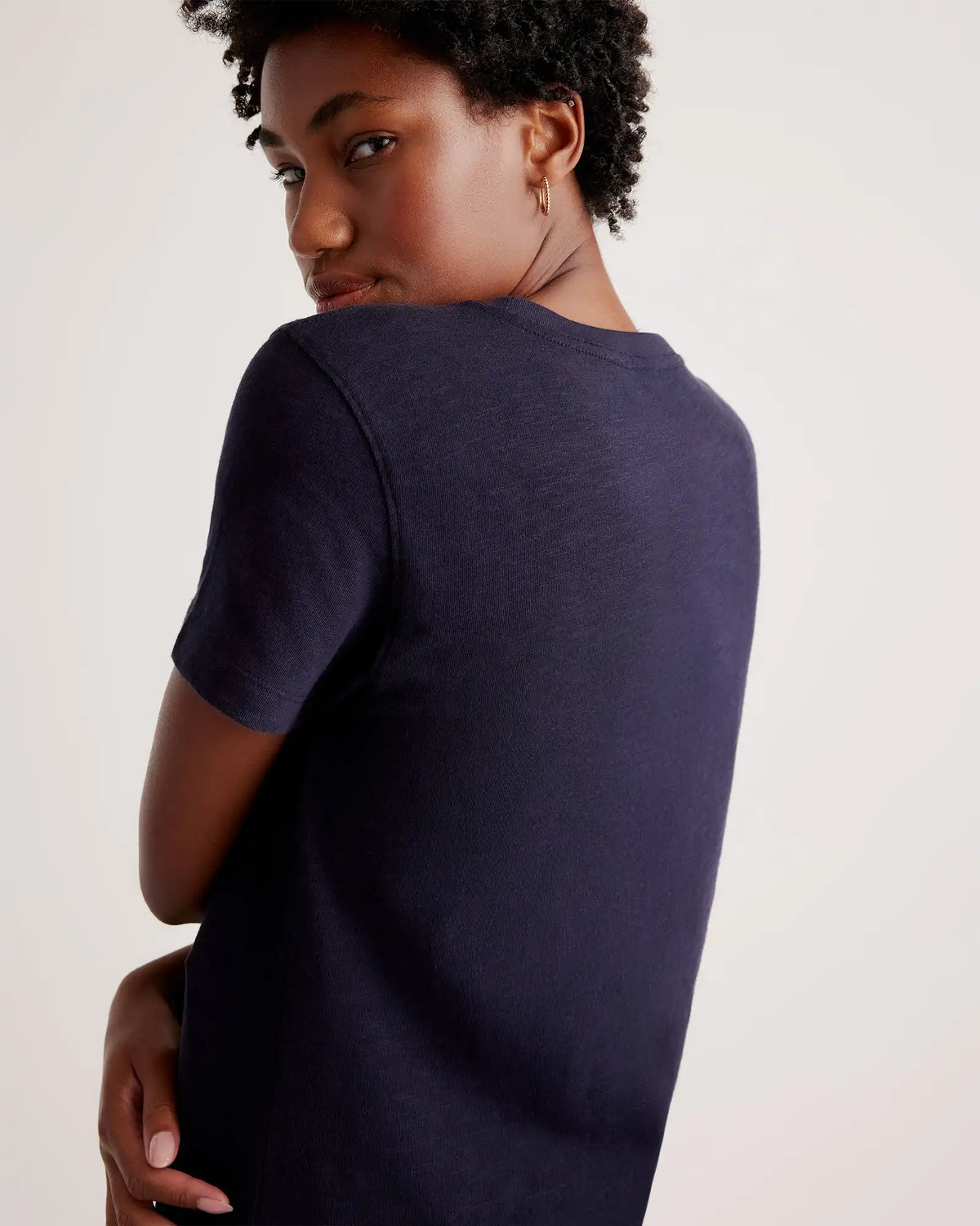 100% Organic Cotton Slub Crewneck Tee