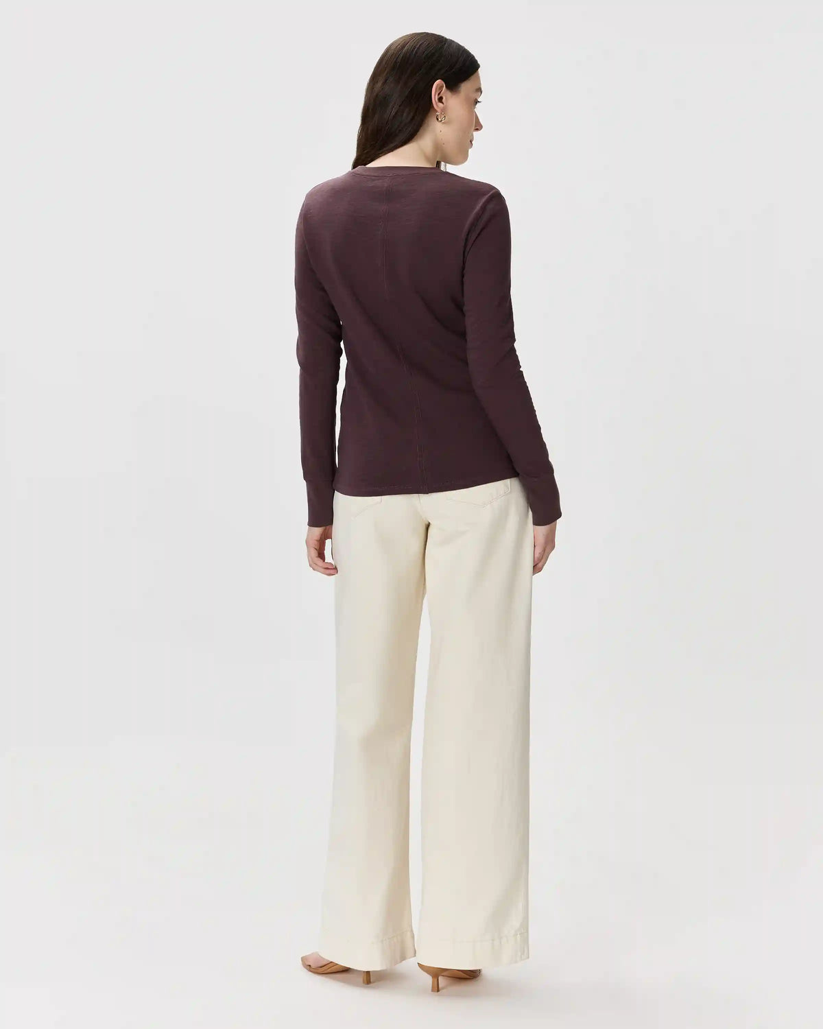 100% Organic Cotton Slub Long Sleeve Tee