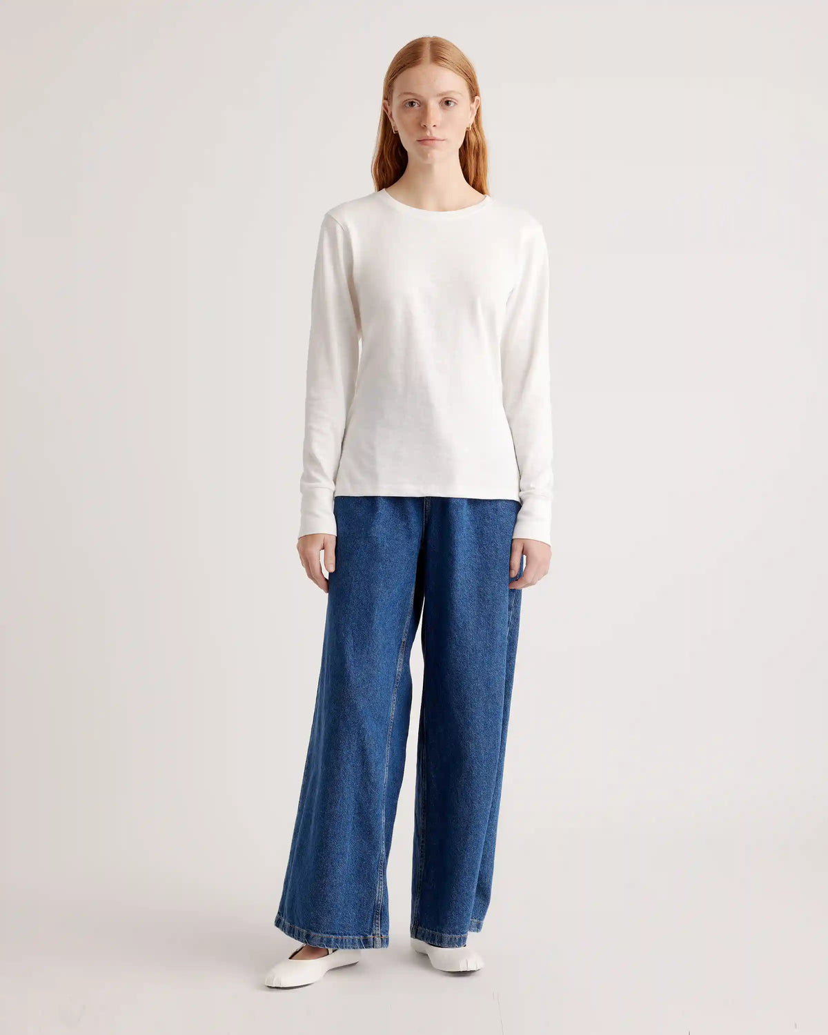 100% Organic Cotton Slub Long Sleeve Tee