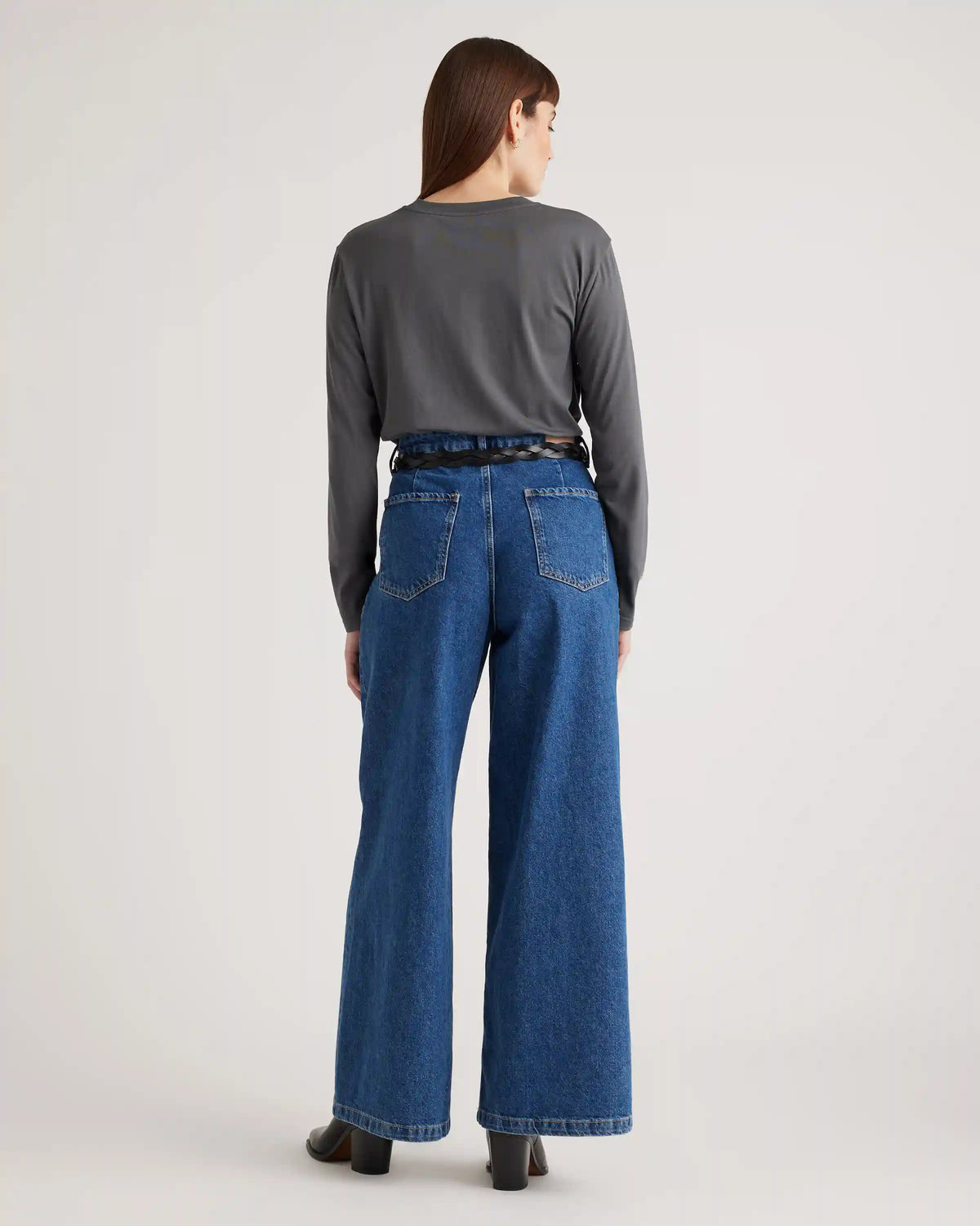 Cotton Modal Relaxed Long Sleeve Tee
