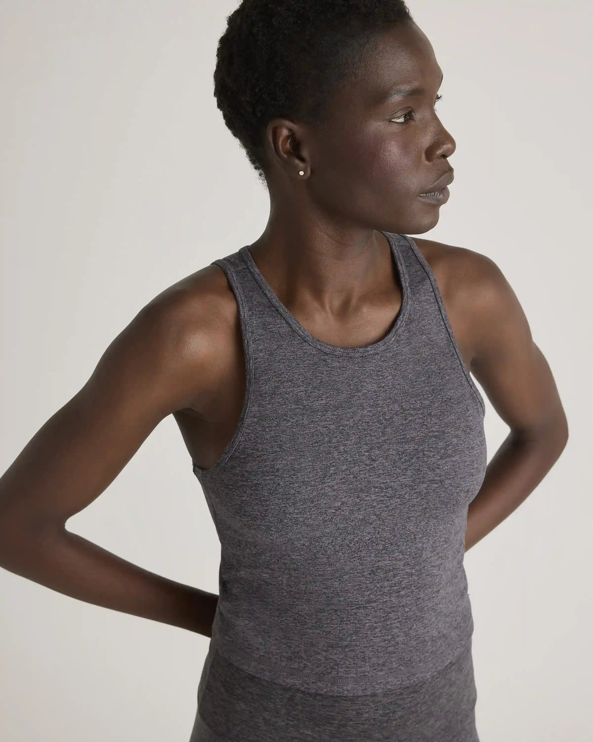 Ultra-Soft High Neck Cropped Tank