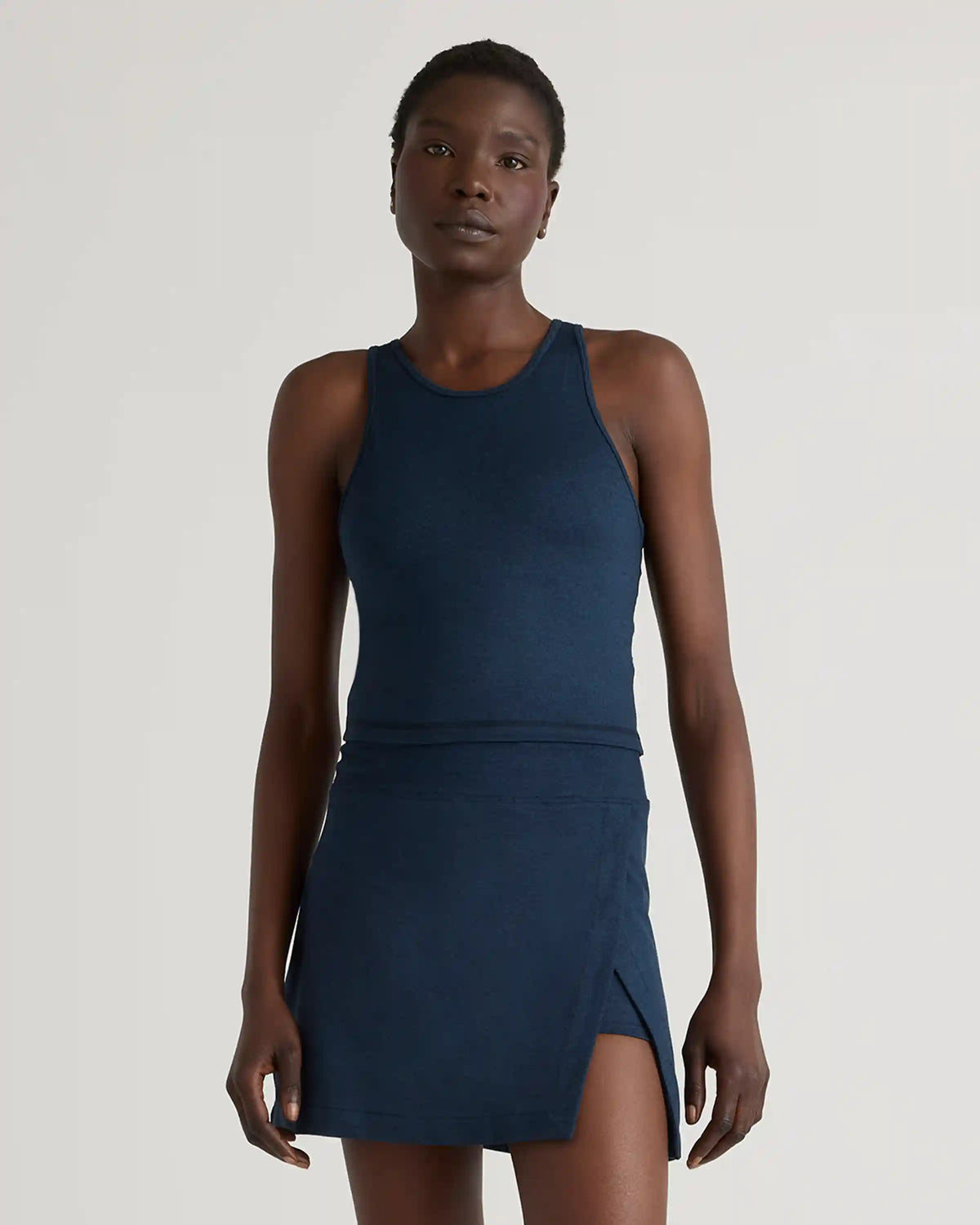 Ultra-Soft High Neck Cropped Tank