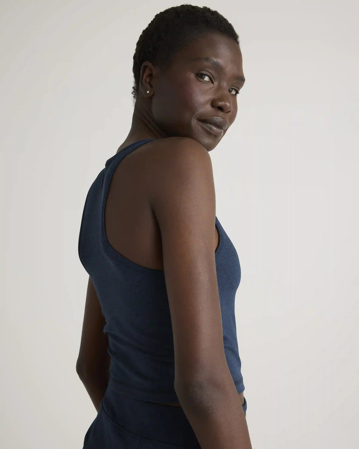 Ultra-Soft High Neck Cropped Tank