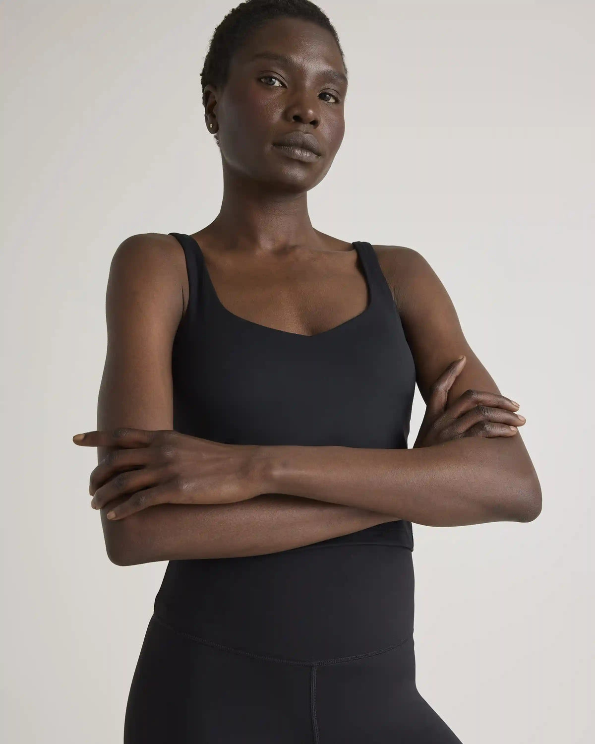 Ultra-Form V-Neck Cropped Tank