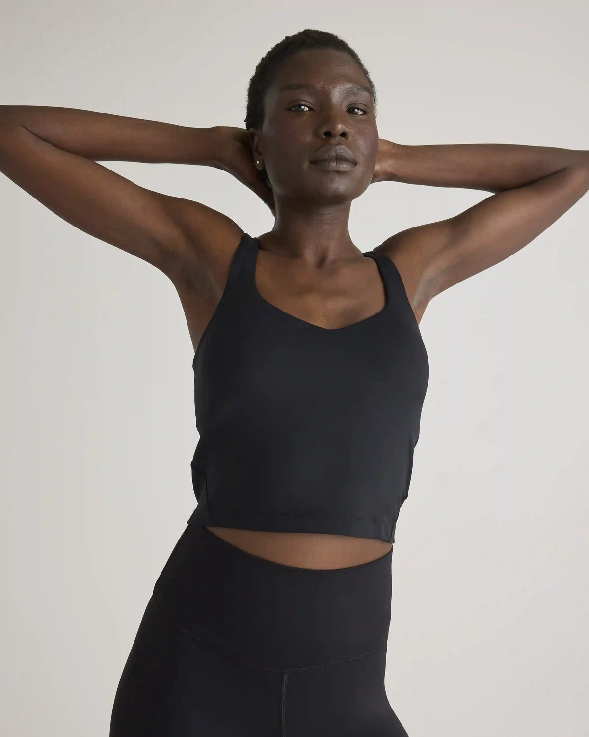Ultra-Form V-Neck Cropped Tank