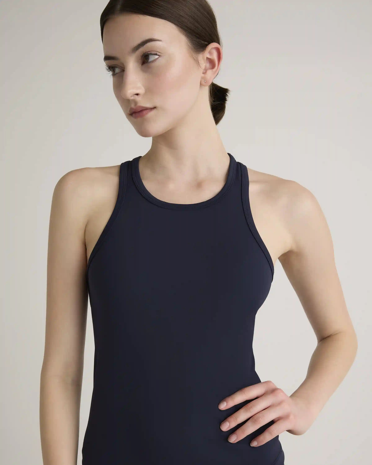 Ultra-Form Waist-Length Racerback Tank