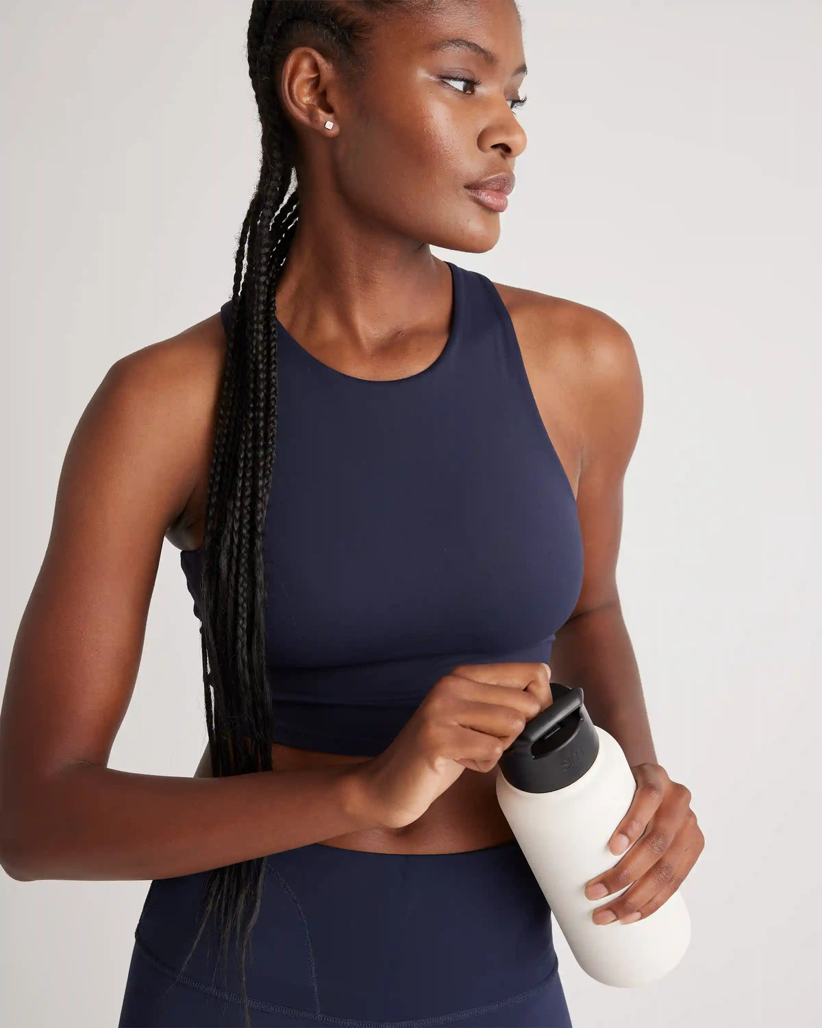 Ultra-Form High-Neck Cropped Tank