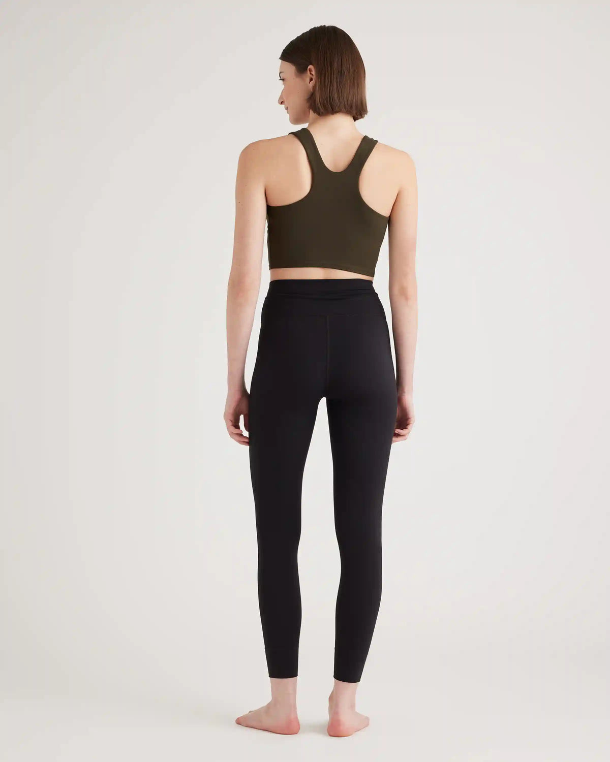 Ultra-Form High-Neck Cropped Tank