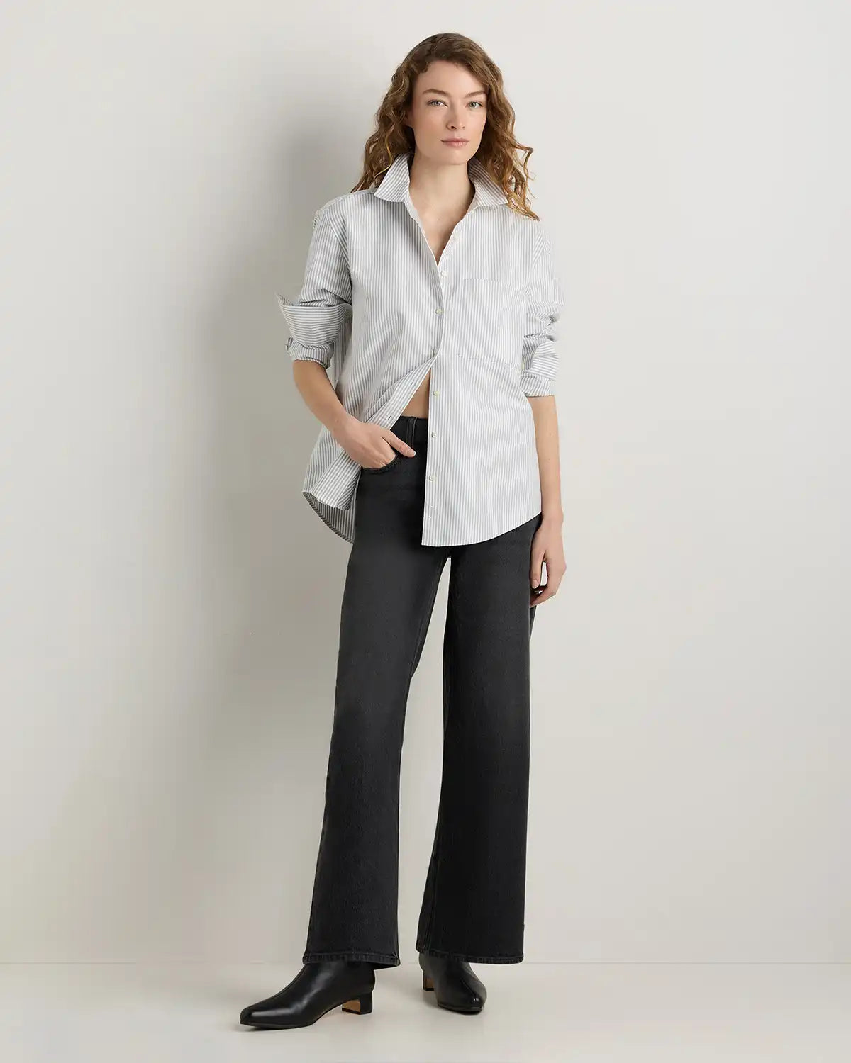 Organic Cotton Relaxed Oxford Shirt