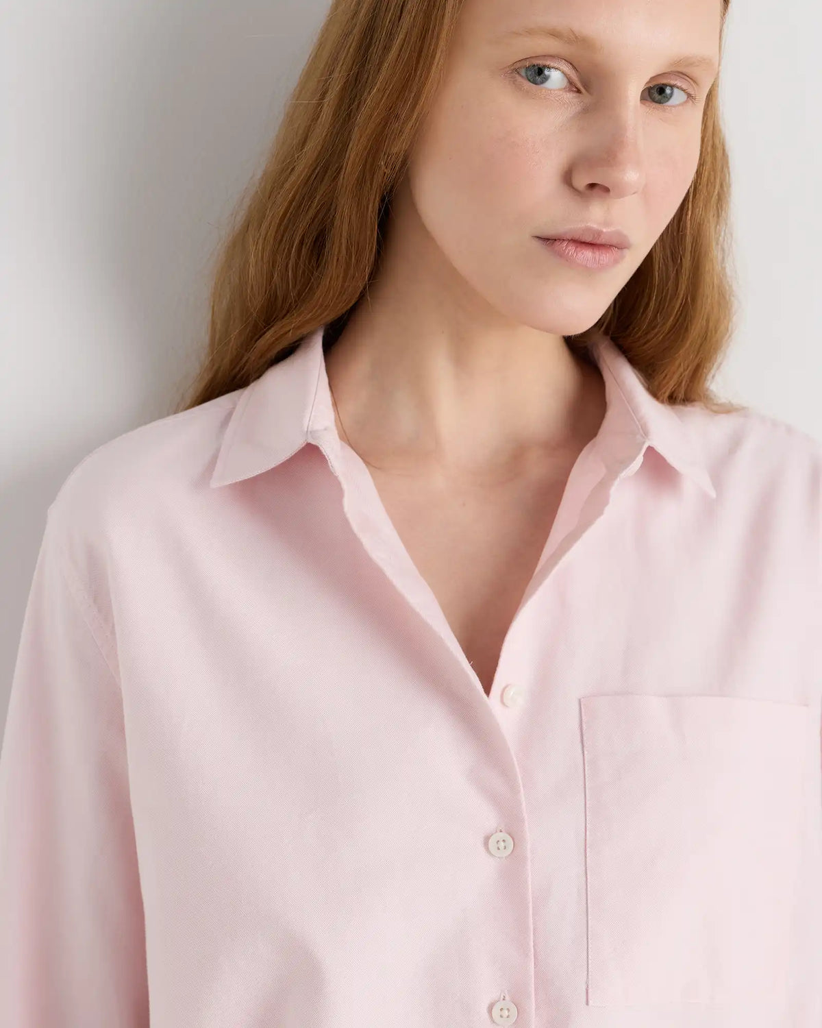Organic Cotton Relaxed Oxford Shirt