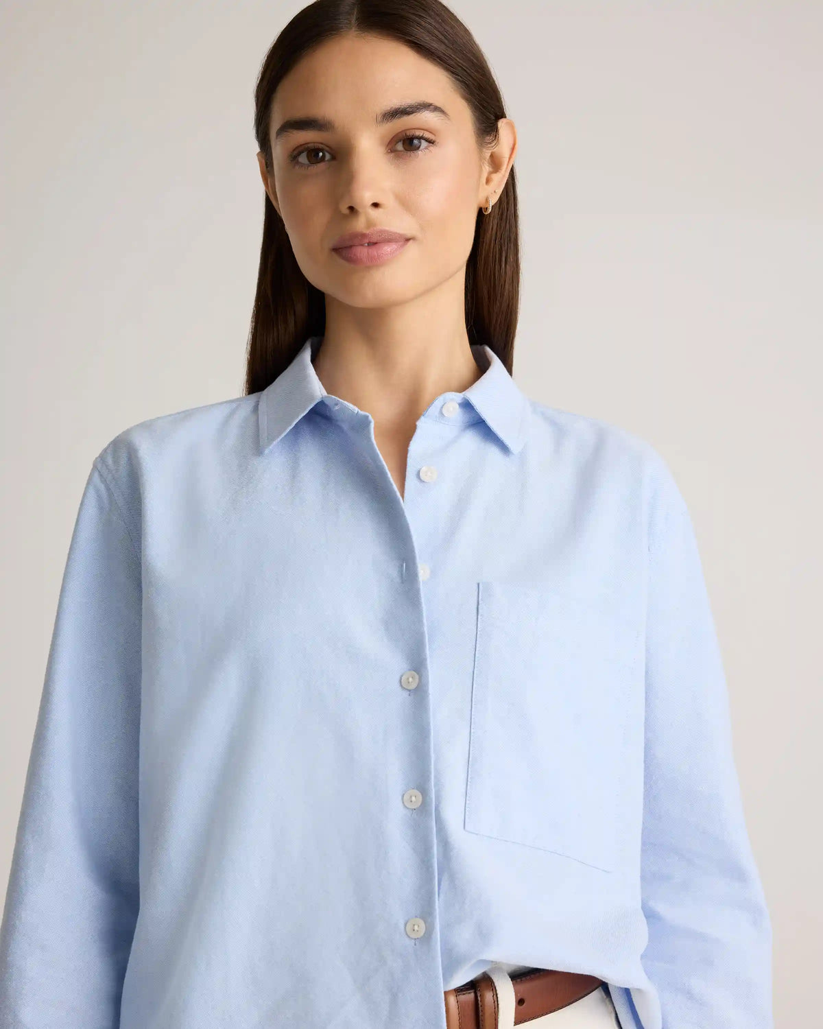 Organic Cotton Relaxed Oxford Shirt