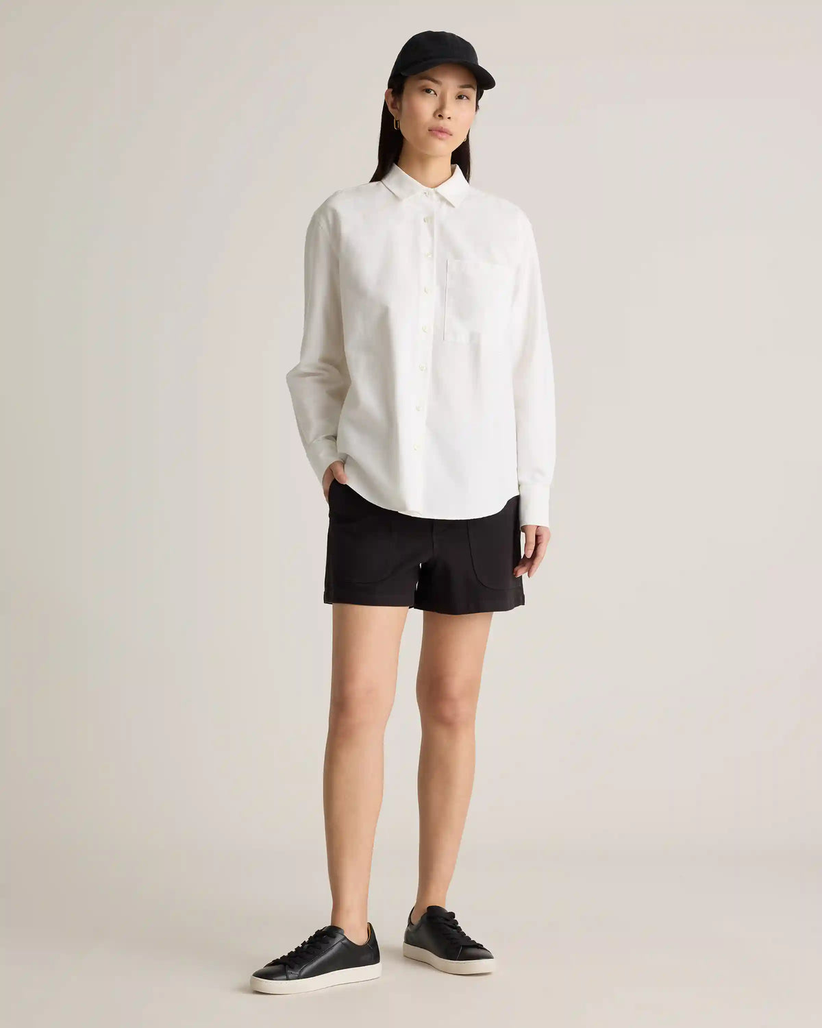 Organic Cotton Relaxed Oxford Shirt