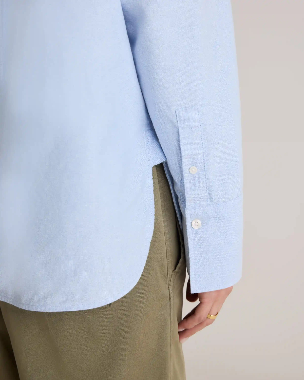 Organic Cotton Boxy Oxford Shirt