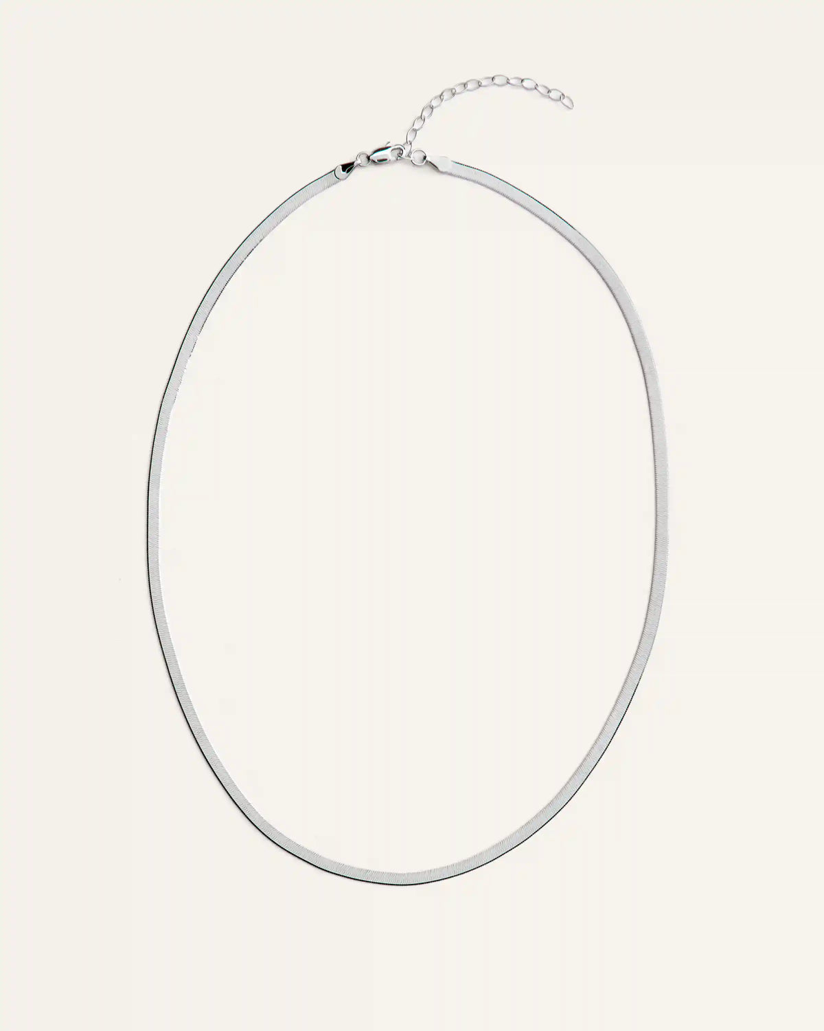 10K Gold Herringbone Chain Necklace