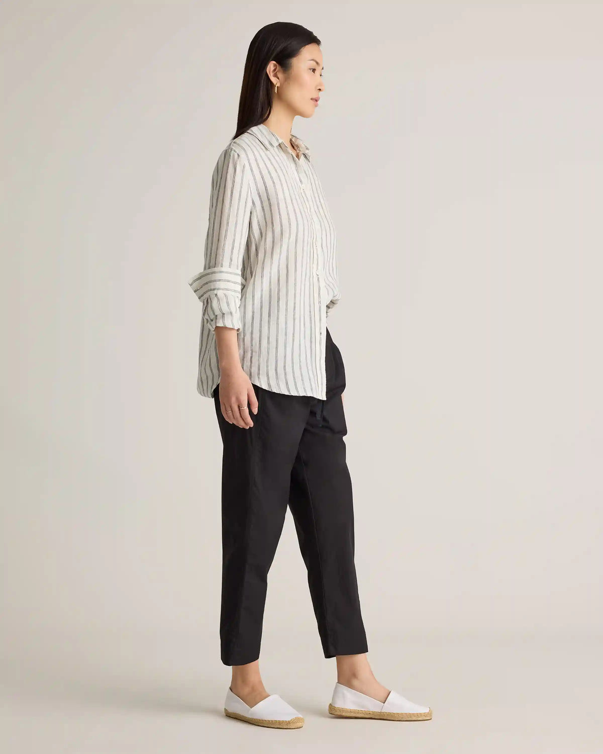 100% Organic Cotton Poplin Pull-On Pants