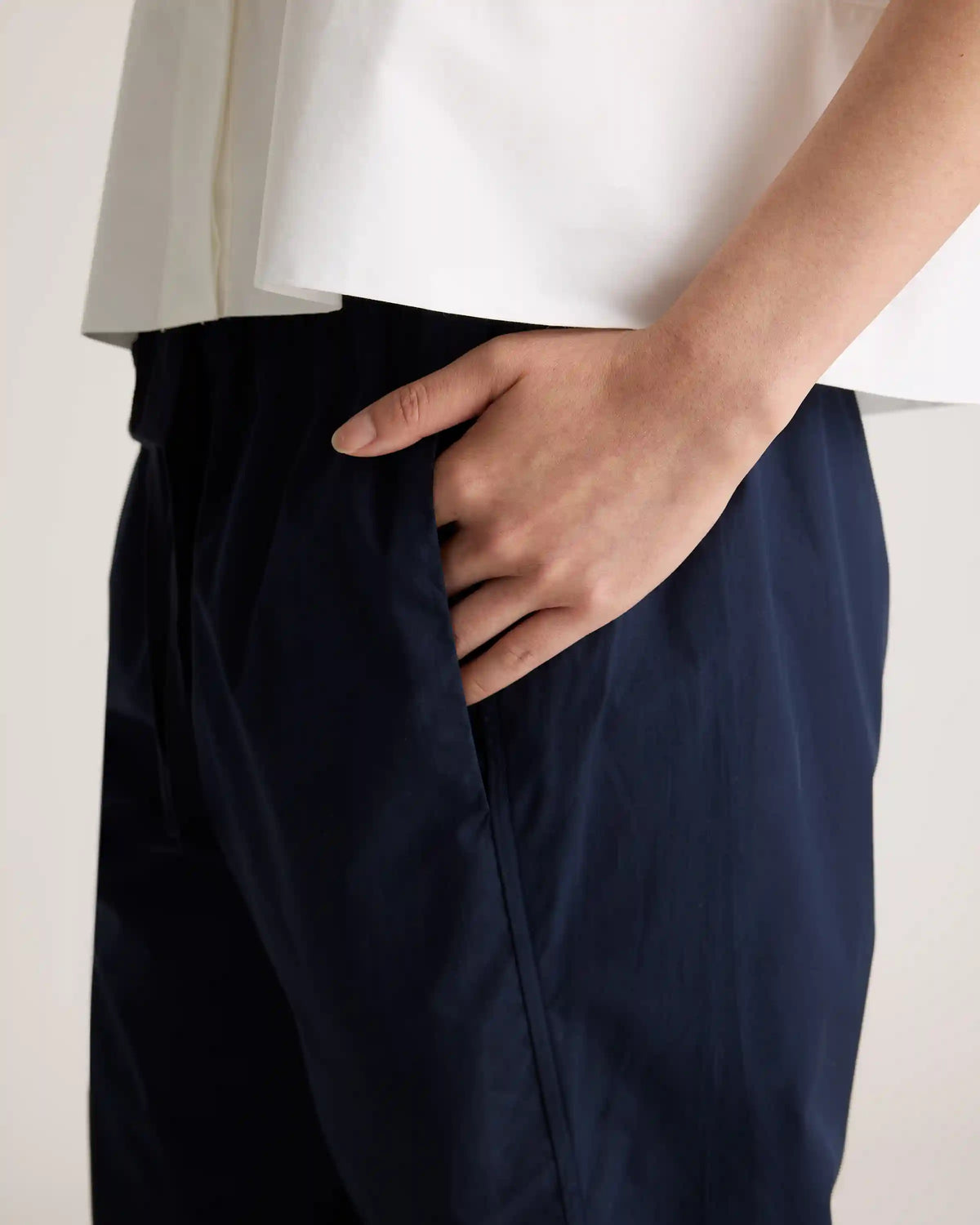 100% Organic Cotton Poplin Pull-On Pants