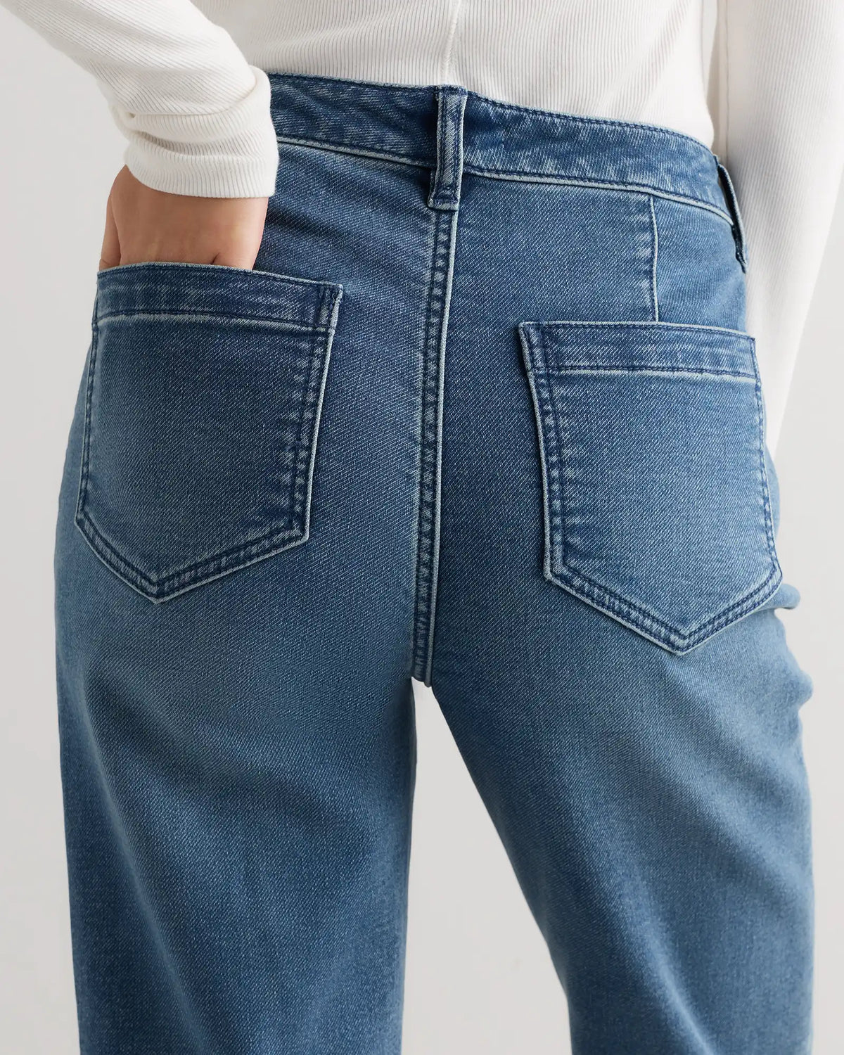 French Terry Wide Leg Pants