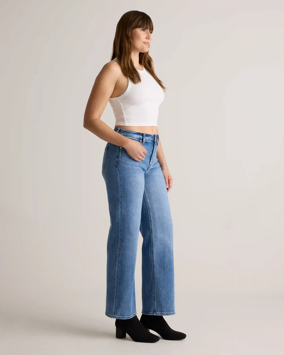 Bella Stretch Relaxed Straight Jeans