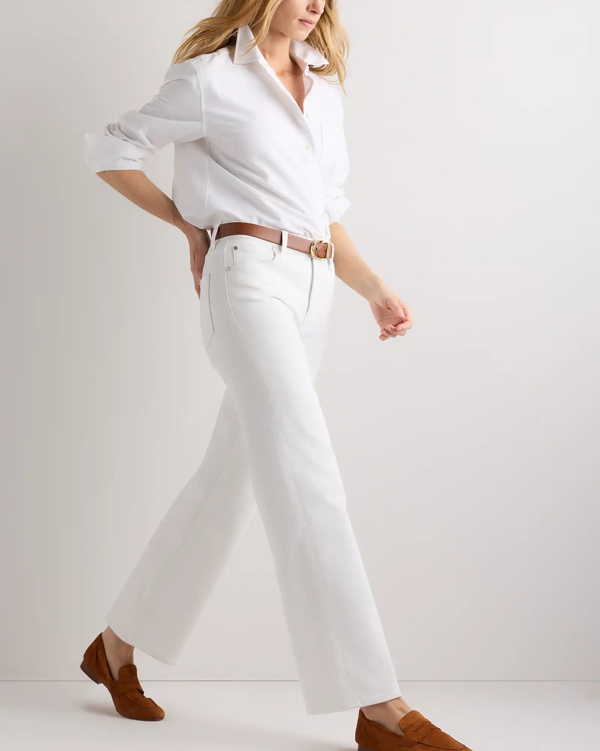Bella Stretch Relaxed Straight Jeans