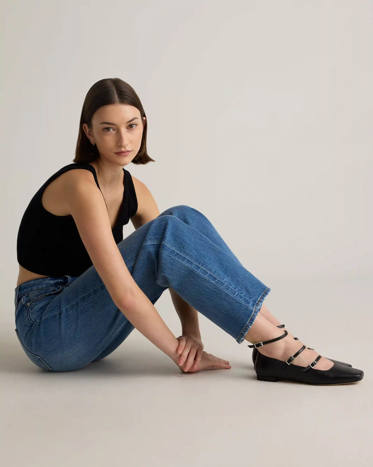Bella Stretch Relaxed Straight Jeans