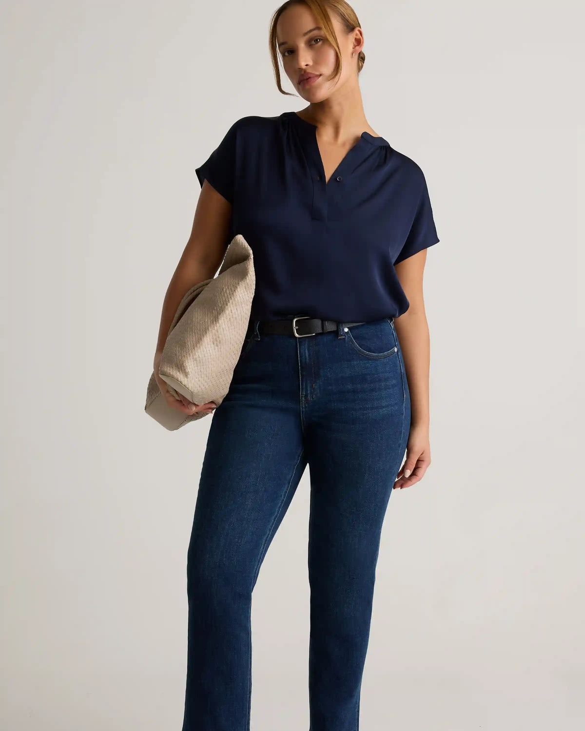 Luna Stretch Slim Straight Jeans