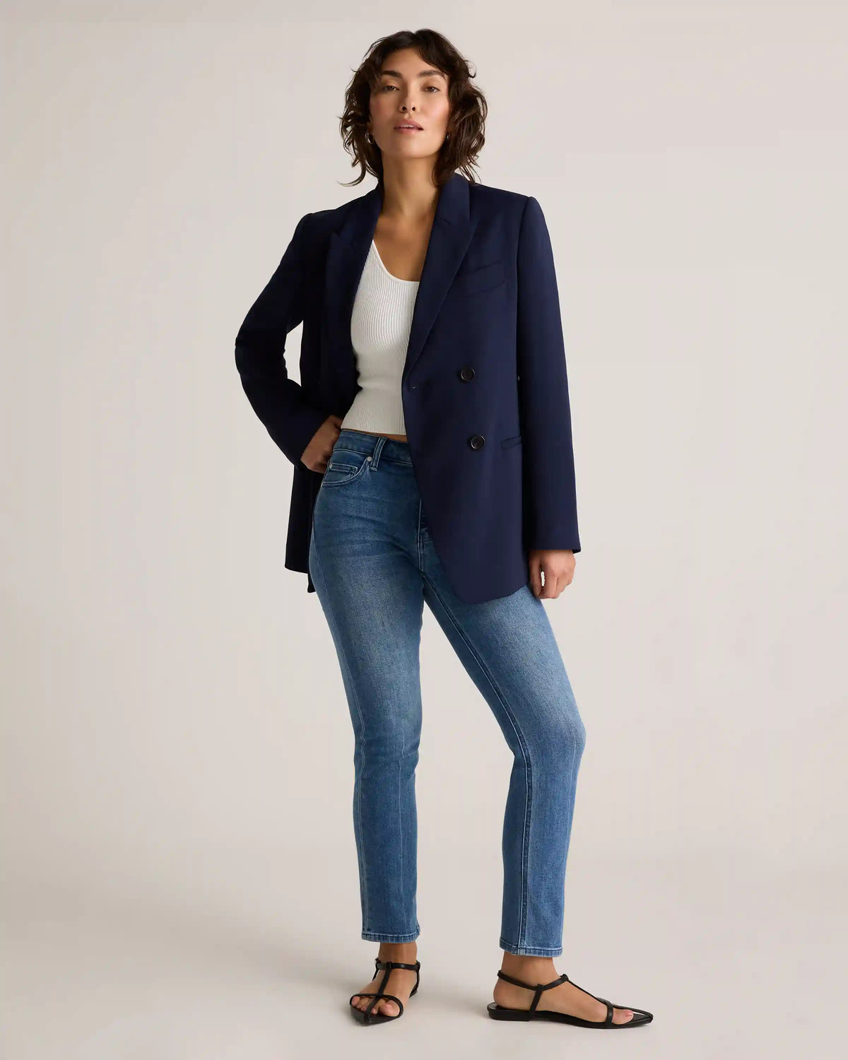 Luna Stretch Slim Straight Jeans
