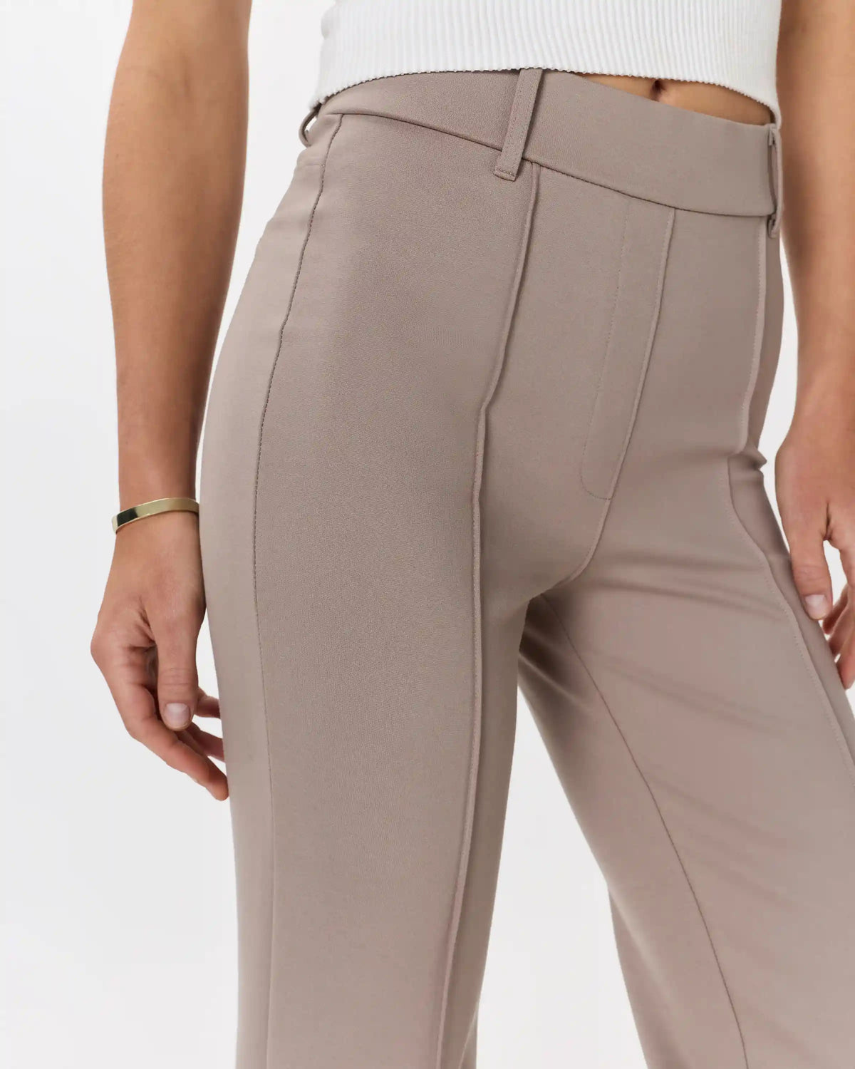 Ultra-Stretch Ponte Flare Leg Pants