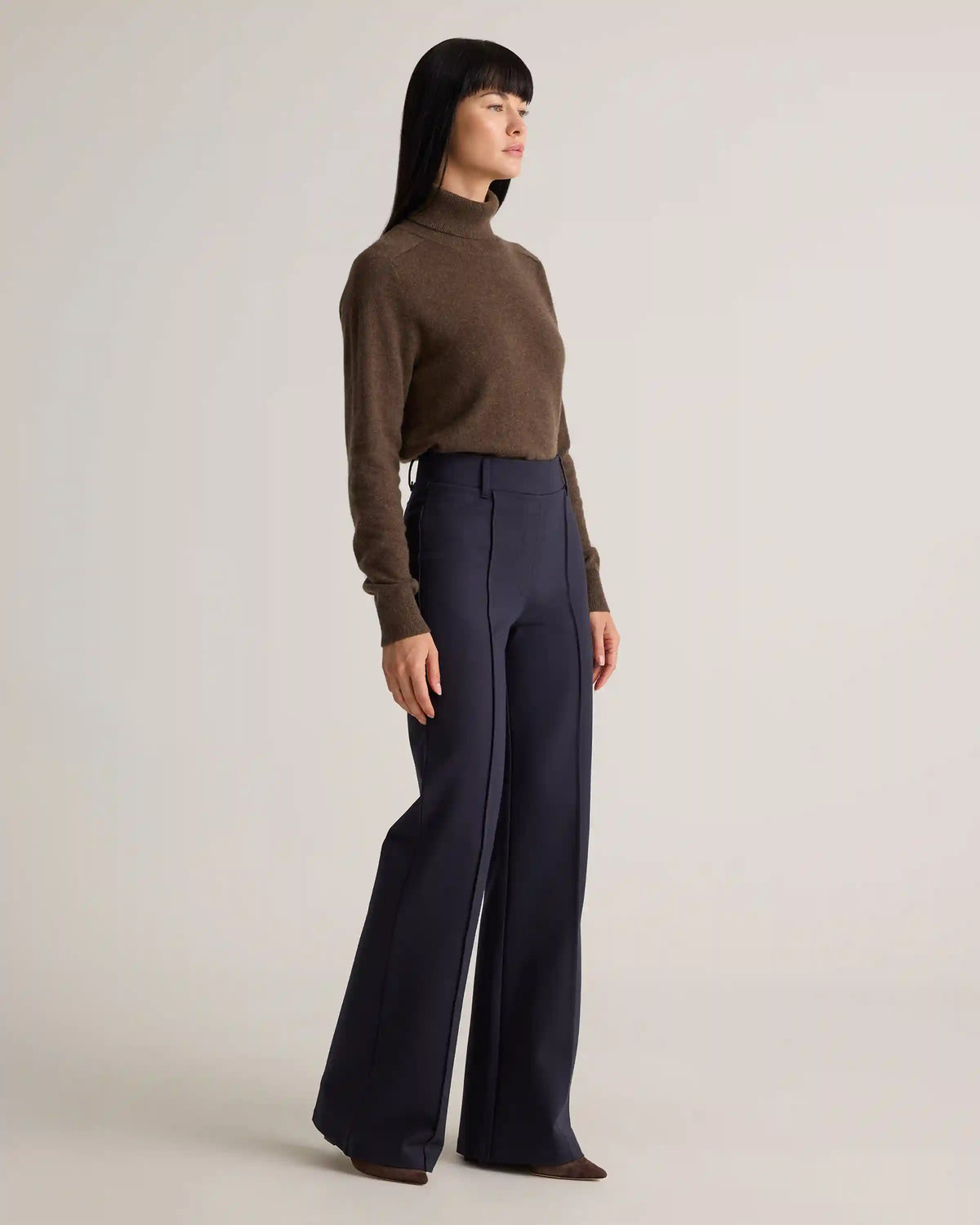 Ultra-Stretch Ponte Flare Leg Pants
