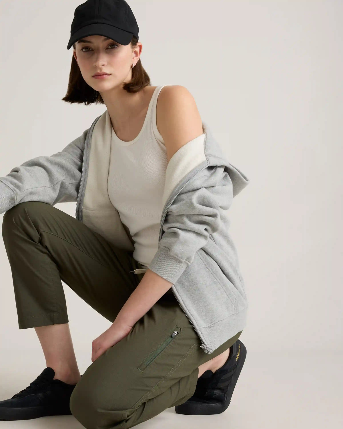 Organic Stretch Ripstop Straight Pants