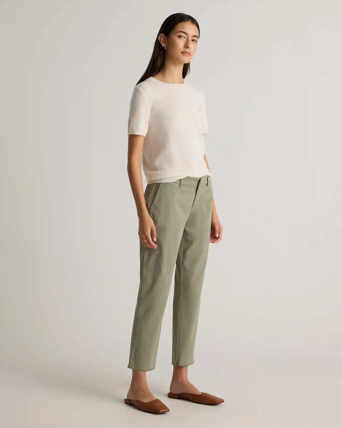 Organic Stretch Cotton Chino Pants