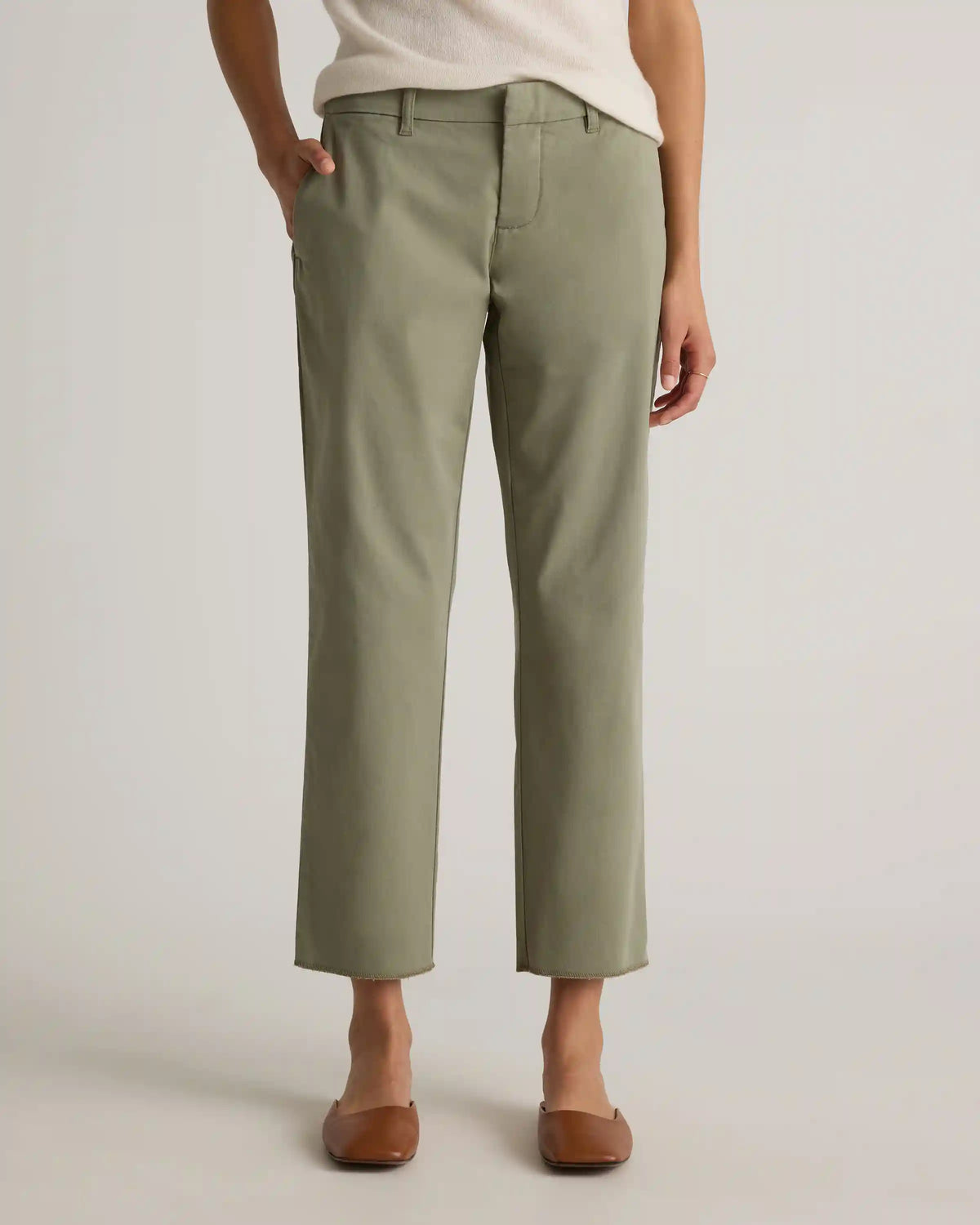 Organic Stretch Cotton Chino Pants