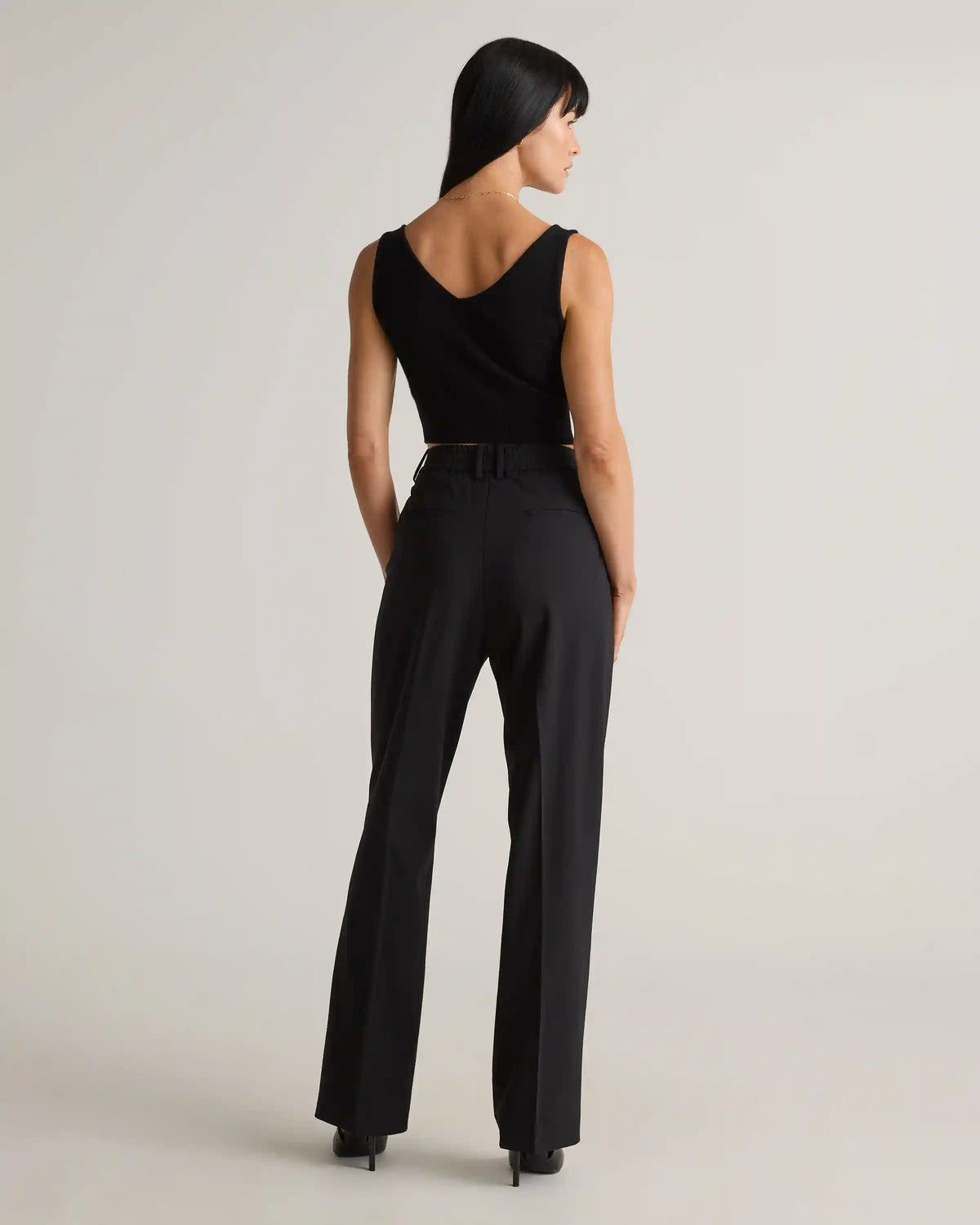 Italian Wool Straight Leg Pants