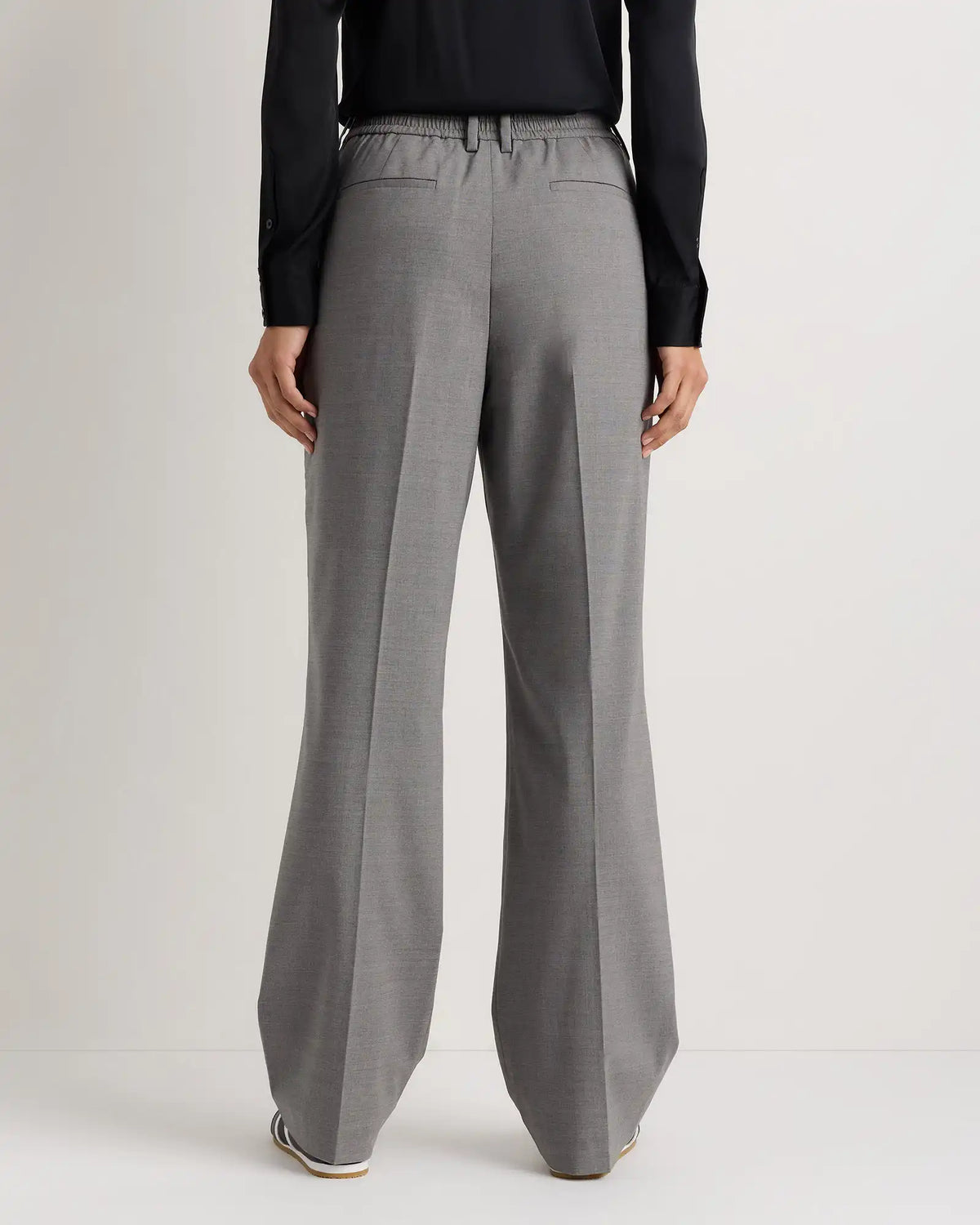 Italian Wool Straight Leg Pants