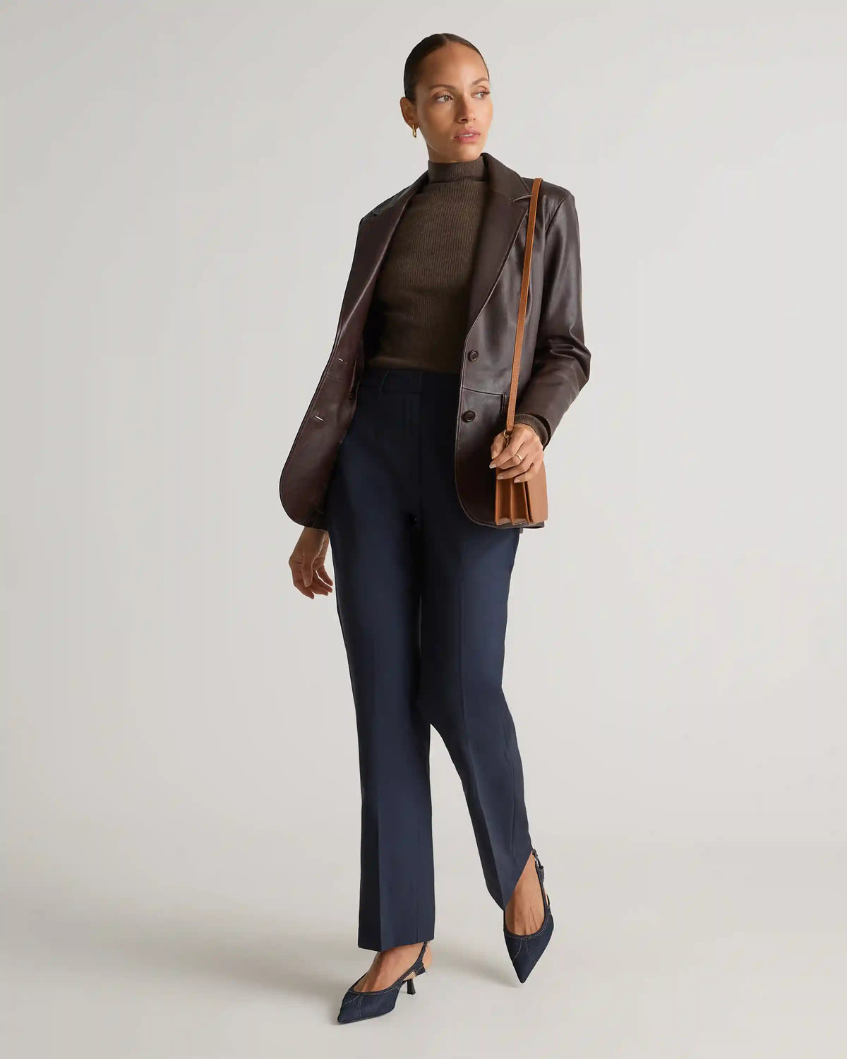 Italian Wool Straight Leg Pants