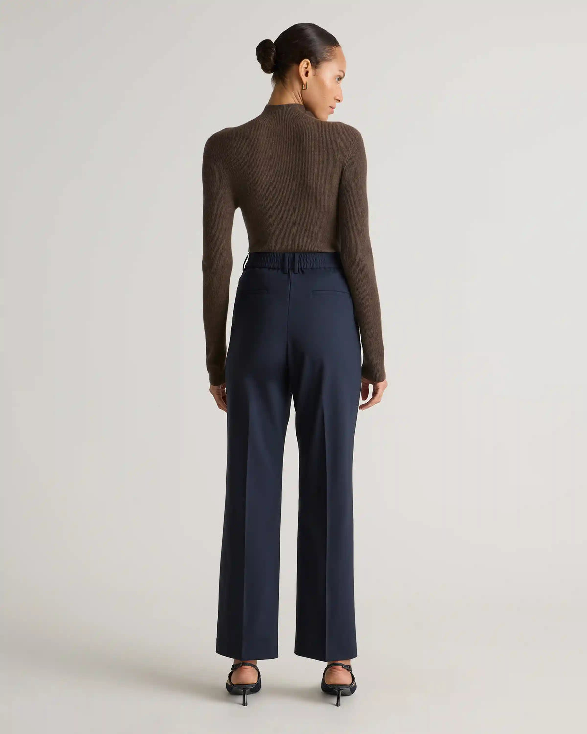 Italian Wool Straight Leg Pants
