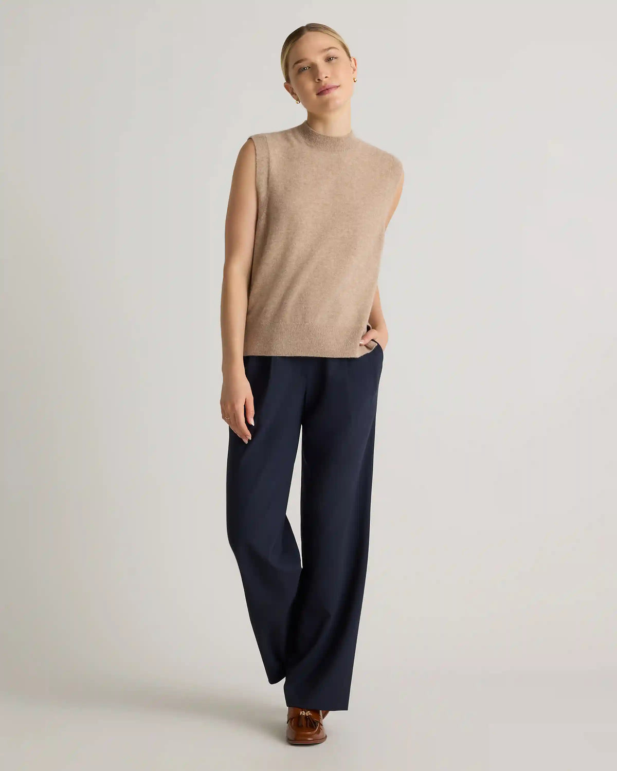 Italian Wool Pleated Trouser
