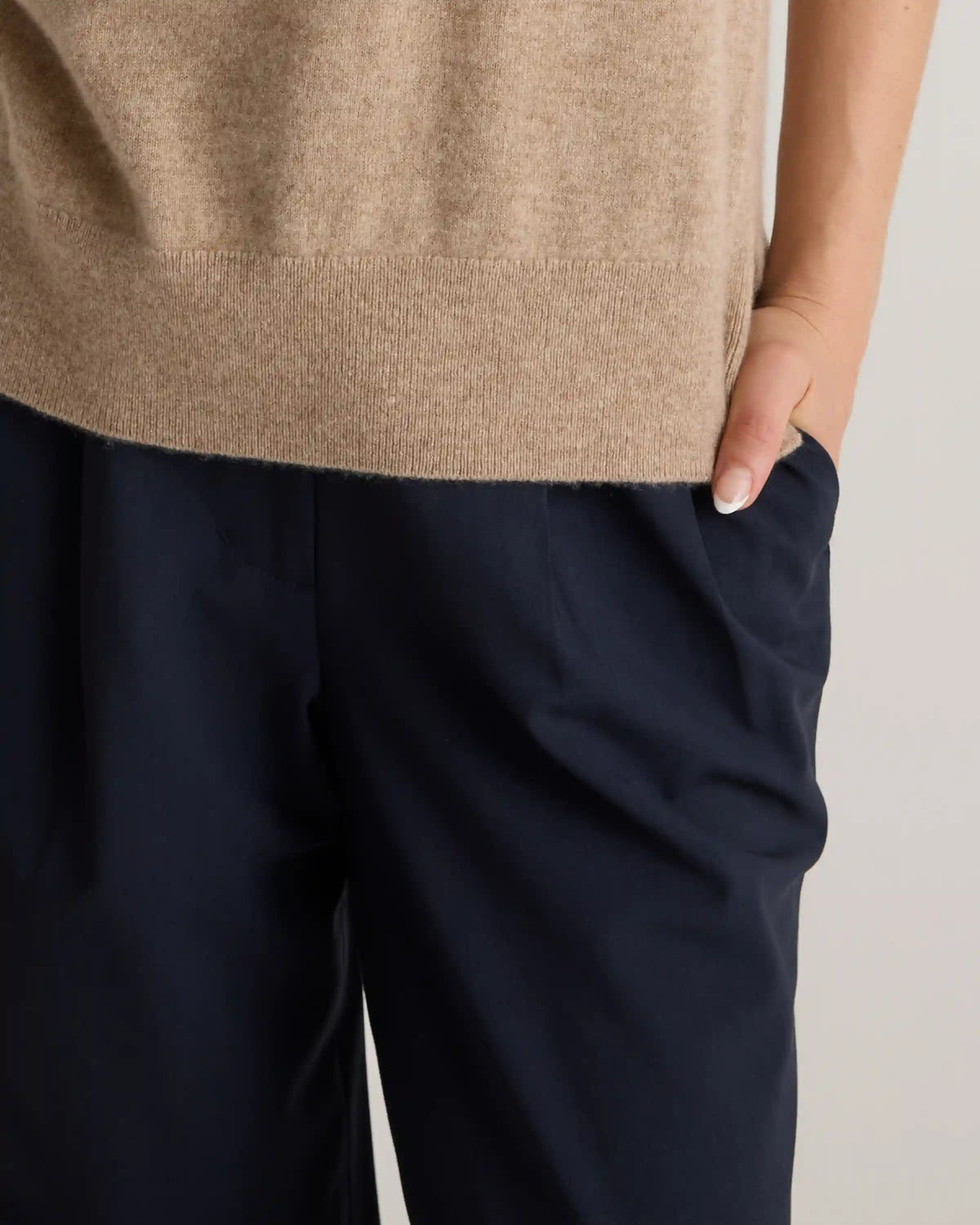 Italian Wool Pleated Trouser