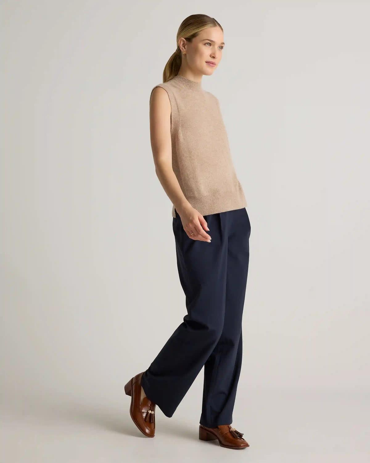 Italian Wool Pleated Trouser