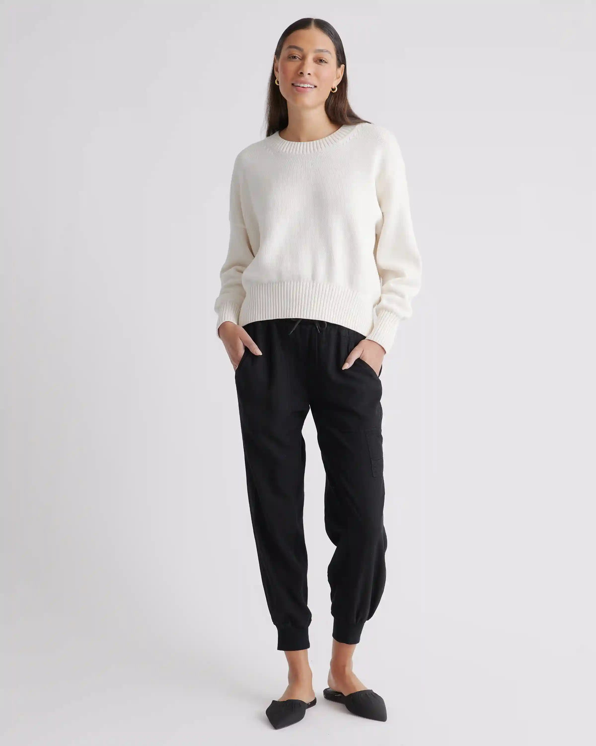 Vintage Wash Tencel Utility Jogger