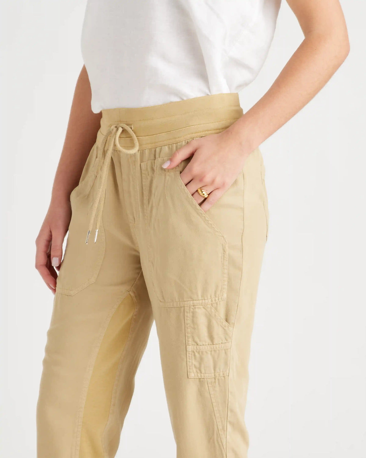 Vintage Wash Tencel Utility Jogger
