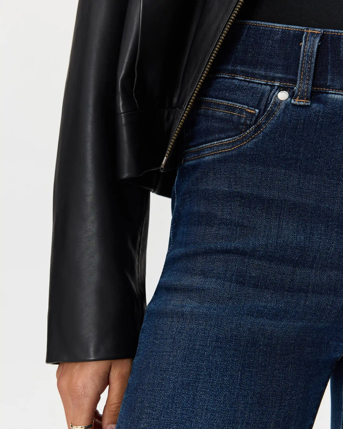 Nina Stretch Pull-On Kick Flare Jeans