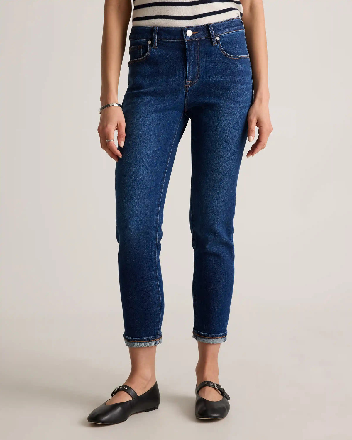 Luna Stretch Slim Boyfriend Jeans
