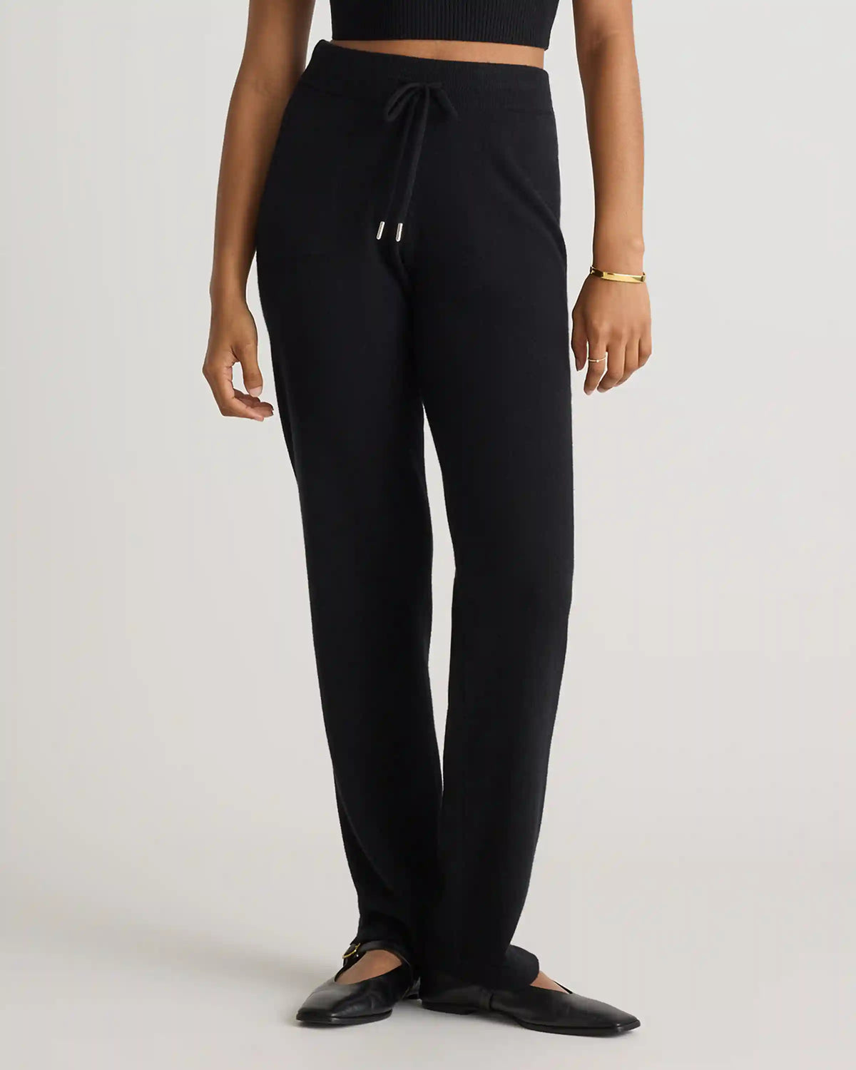 Mongolian Cashmere Straight Leg Pants