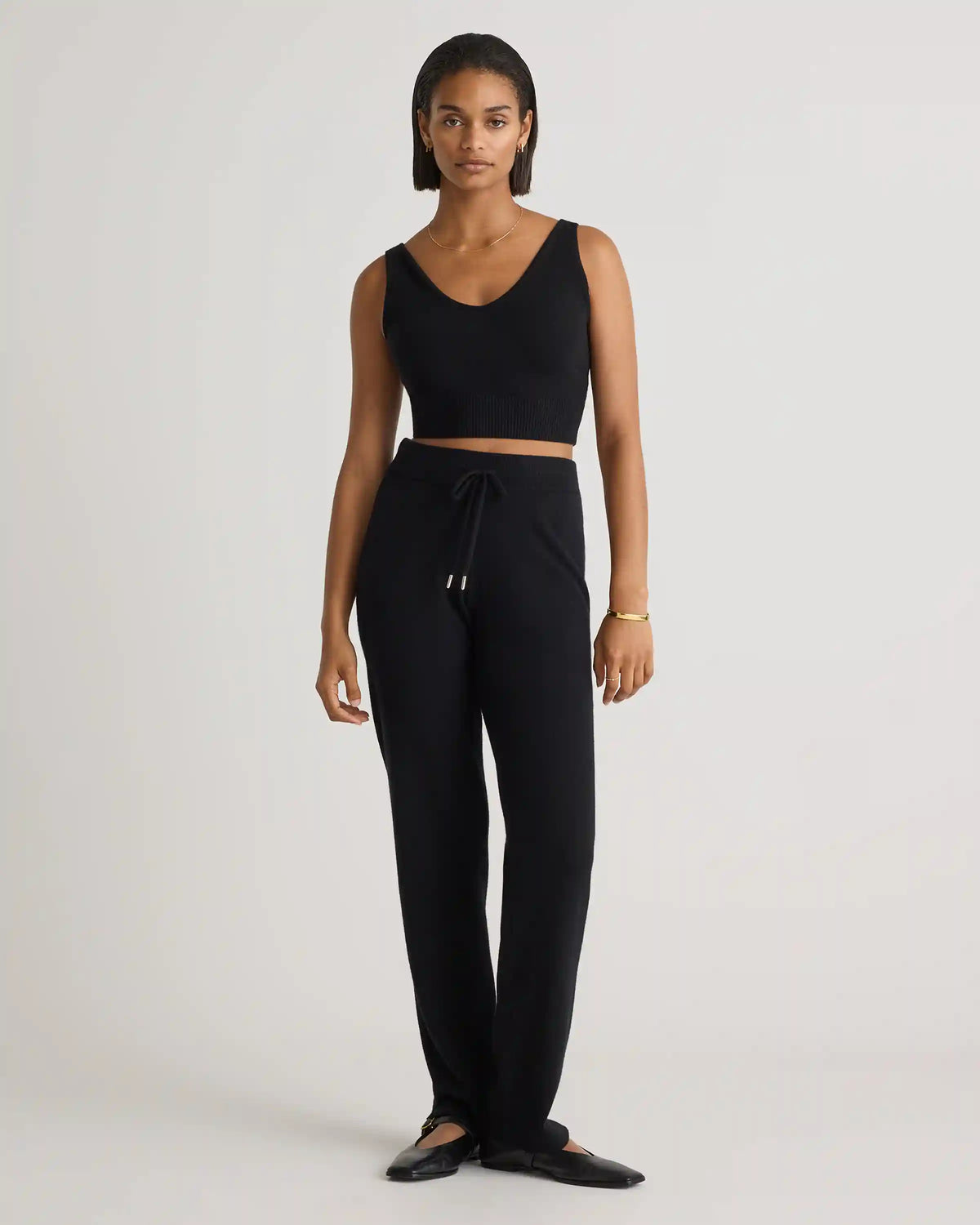 Mongolian Cashmere Straight Leg Pants