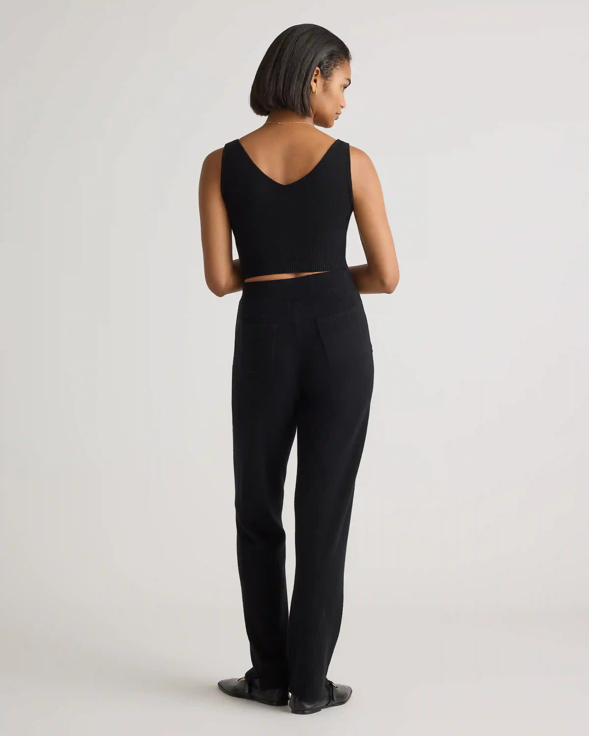 Mongolian Cashmere Straight Leg Pants