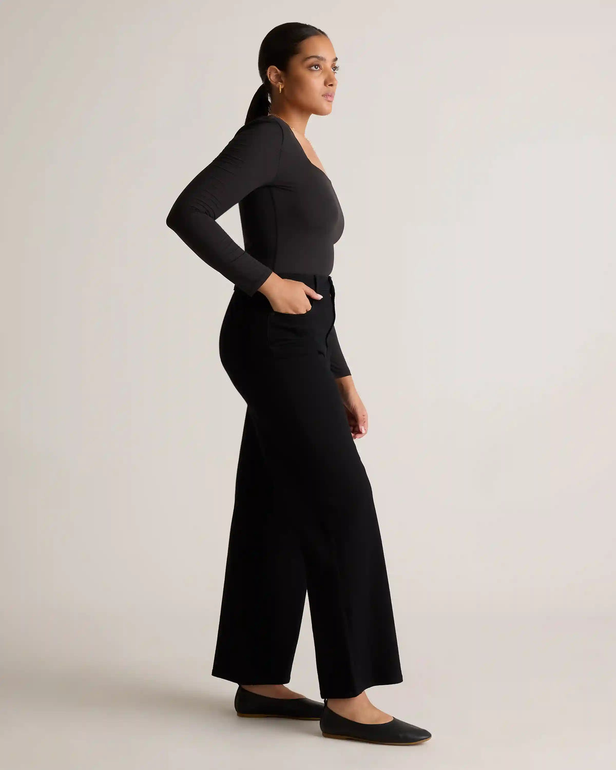 Bella Stretch Wide Leg Jeans