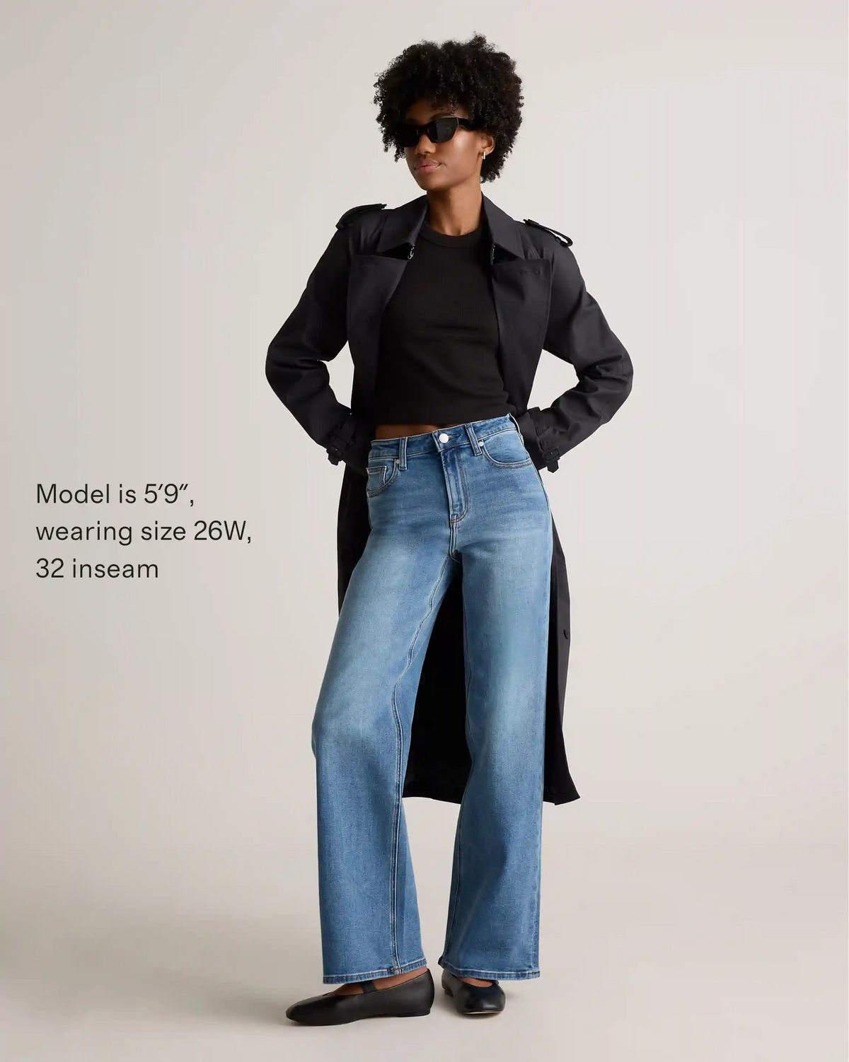 Bella Stretch Wide Leg Jeans