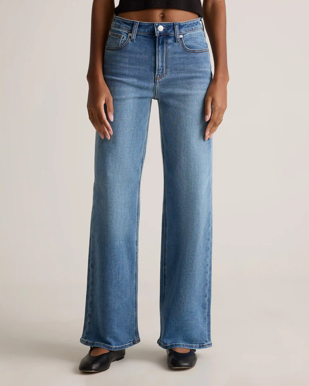 Bella Stretch Wide Leg Jeans